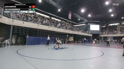 90 lbs Round Of 16 - Jack Burton, Rising Sun vs Ian Schoenebeck, Yardley