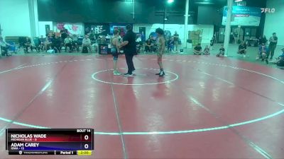 125 lbs Placement Matches (8 Team) - Nicholas Wade, Michigan Blue vs Adam Carey, Iowa