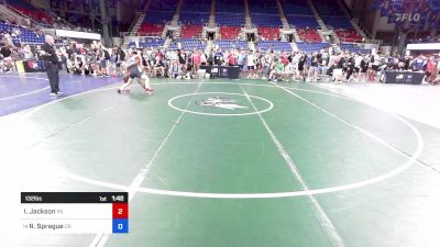 132 lbs Rnd Of 64 - Isaiah Jackson, PA vs Ryder Sprague, OR