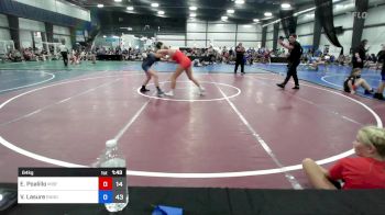 64 kg Rr Rnd 4 - Ella Poalillo, Misfits Girls Saphire vs Violette Lasure, Ranger Pride Wrestling