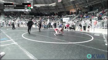 52 lbs Consi Of 16 #1 - Max Gagliardi, Central Oklahoma Wrestling Club vs Damion McGehee, Team Tulsa Wrestling Club
