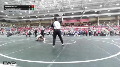 120 lbs Champ. Round 2 - Parker Hayes, Spring Hill vs Aiden Fernandez, Derby WC