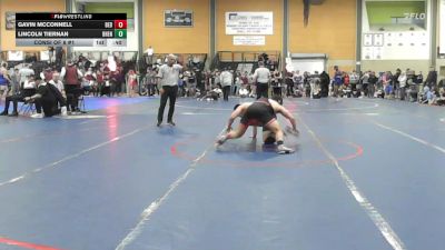 190 lbs Consi Of 8 #1 - Gavin Mcconnell, Bedford vs Lincoln Tiernan, Bishop Hendricken