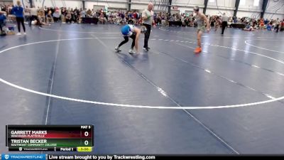 Silver 141 lbs Cons. Round 1 - Garrett Marks, Wisconsin-Platteville vs Tristan Becker, Southeast Community College