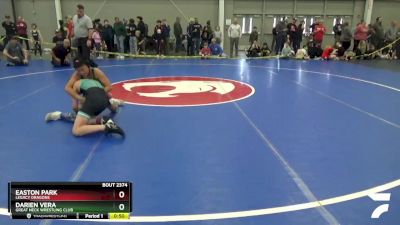 98 lbs Cons. Round 4 - Darien Vera, Great Neck Wrestling Club vs Easton Park, Legacy Dragons