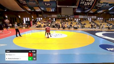 285 lbs Dual - Maximo Ruiz, Stevens Institute Of Technology vs Abbas Abdulrahman, Castleton