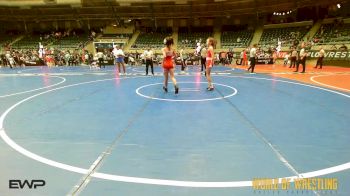 88 lbs Consi Of 8 #1 - LILYANA WILSON, Storm Wrestling Center vs Aslinn Ewing, Bulls