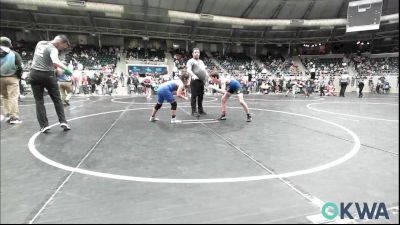 120 lbs Consi Of 8 #2 - Aiden Miller, Stroud Youth Wrestling Club vs Kristi Batres, Choctaw Ironman Youth Wrestling