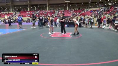 112 lbs Round 2 - Paezlie Kerr, OK vs Allison Birkett, IA