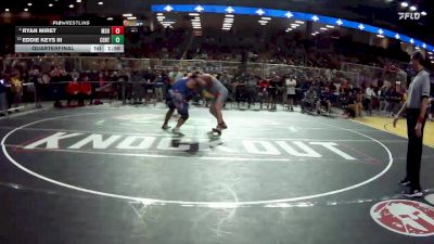 285 3A Quarterfinal - Eddie Keys III, Centennial vs Ryan Miret, Miami Southridge Hs