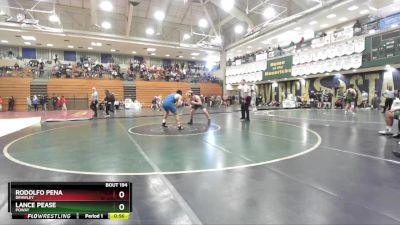 190 lbs Quarterfinal - Rodolfo Pena, Brawley vs Lance Pease, Poway