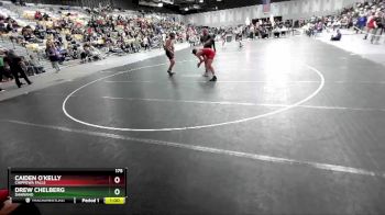 175 lbs 11th Place Match - Drew Chelberg, Shawano vs Caiden O`Kelly, Chippewa Falls