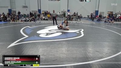 174 lbs Cons. Round 4 - Kadin Khalloufi, Johns Hopkins vs Andrew Kehoe, Roanoke College