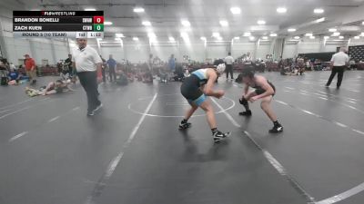 132 lbs Round 5 (10 Team) - Zach Kuen, CHWHALE Blue vs Brandon Bonelli, Savage WA White