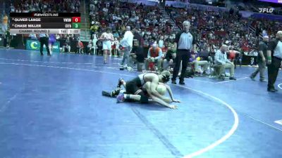 3A-106 lbs Champ. Round 2 - Chase Miller, Cedar Falls vs Oliver Lange, Valley, West Des Moines