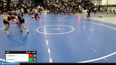 285 lbs Finals (2 Team) - Jud Kuchera, Nebraska-Kearney Reserve vs Abraham Garcia, Adams State Reserve