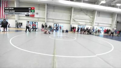 138 lbs Champ. Round 2 - Winn Aland, ETC Wrestling vs Alec Silva, Lehi