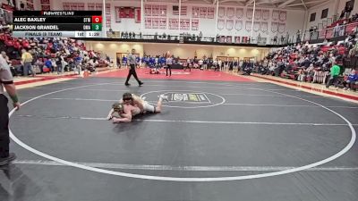 150 lbs Finals (8 Team) - Jackson Grandel, Delaware Military Academy vs Alec Baxley, Saint Mark`s