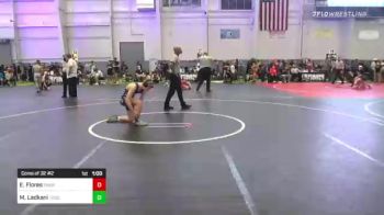 126 lbs Consi Of 32 #2 - Elijah Flores, Pounders WC vs Michael Ladkani, Tesoro