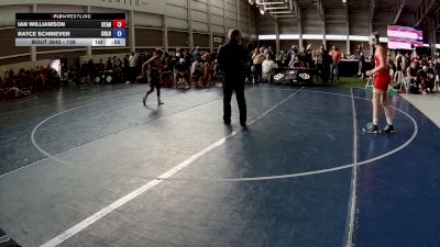 100 lbs Champ. Round 1 - Jantz Greenhalgh, Utah vs Diesel Johnson, Team Idaho Wrestling Club