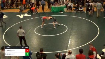 Quarterfinal - Tyler Kadish, Hingham vs Calvin Lyons, Norton