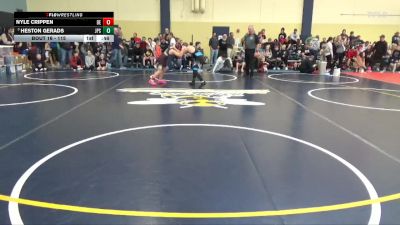 115 lbs Quarterfinal - Heston Gerads, Jack Pine Savage vs Nyle Crippen, DC Elite