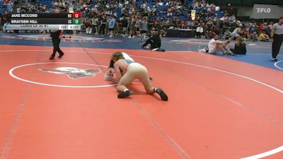 157 lbs Consi Of 64 #1 - Jake McCord, NC vs Brayden Hill, SC