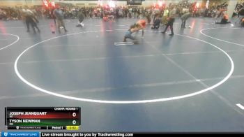 125 lbs Champ. Round 1 - Tyson Newman, MN vs Joseph Jeanquart, WI