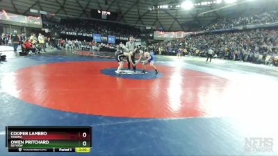 4A 138 lbs Champ. Round 1 - Cooper Lambro, Tahoma vs Owen Pritchard, Skyview