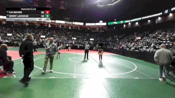 74 lbs Champ. Round 1 - Cai Moore, Unattached vs Henry Laughlin, LOU1