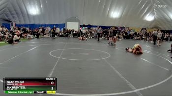 105 lbs Round 3 (8 Team) - Jax Brentzel, Silo WC vs Isaac Young, Warrior RTC