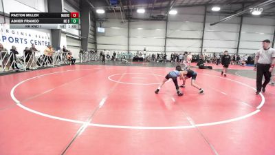 80 lbs Rr Rnd 1 - Paeton Miller, Mat Assassins Red - MS vs Asher Franco, NC Blue - MS
