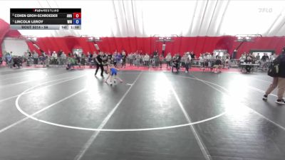 56 lbs Round 2 - Cohen Groh-Schroeder, Askren Wrestling Academy vs Lincoln LeRoy, Winneconne
