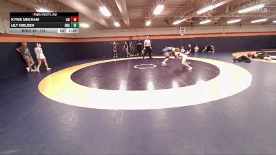 115 lbs Round 2 - Kyrie Mecham, Cougars Wrestling vs Lily Nielsen, Sanderson Wrestling Academy