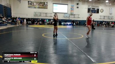 110 lbs Cons. Semi - Montana Parker, Sherwood vs Natahlya Beranek, St Helens