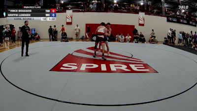 72 kg Cons. Round 3 - Vince Bouzakis, Team Greco vs Griffin Lundeen, Wolves Wrestling Club