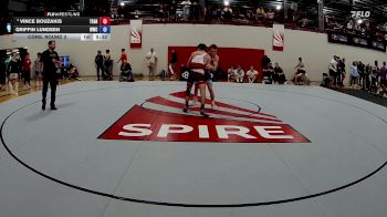 72 kg Cons. Round 3 - Vince Bouzakis, Team Greco vs Griffin Lundeen, Wolves Wrestling Club