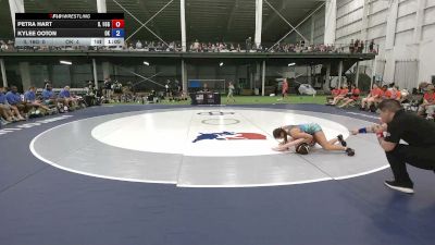 100 lbs Petra Hart, Illinois vs Kylee Ooton, Oklahoma