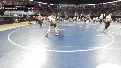 145 lbs Round Of 32 - Trent Jackson, Kiski Area vs Lucas Schoeneberger, Nazareth