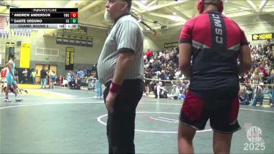 185 lbs Champ. Round 2 - Dante Orduno, CORNING SHARKS vs Andrew Anderson, Vacaville Wrestling Club