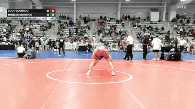 160 lbs Consi Of 32 #2 - Cody Coonrod, MA vs Thomas Abington, LA
