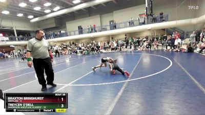 73 lbs Placement Matches (16 Team) - Braxton Bringhurst, Westlake vs Treycen O`Dell, Sanderson Wrestling Academy