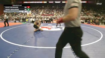 3A-113 lbs 1st Place Match - Grady Bohlander, Wheatland vs Wyatt Nicholson, Powell