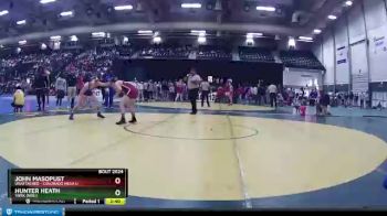 141 lbs Champ. Round 1 - Hunter Heath, York (Neb.) vs John Masopust, Unattached - Colorado Mesa U