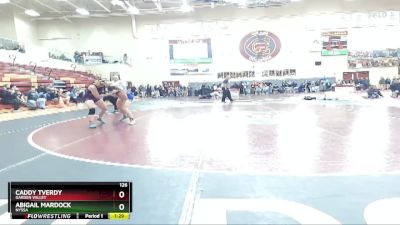 126 lbs Semifinal - Caddy Tverdy, Garden Valley vs Abigail Mardock, Nyssa