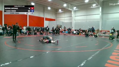 138 lbs Cons. Semi - Sophia Antonio, Tiffin vs Ciara Riner, Unattached