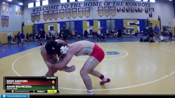 152 Gold Round 1 - Gavin Balmeceda, South Dade vs Enzo Santoro, Doral Academy