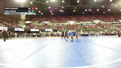 172 lbs Quarterfinal - Ezra Horgen, Green River Grapplers vs Philip Andrade, Falls Academy