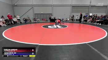 190 lbs Quarters & 1st Wb (16 Team) - Evelyn Vargas, California Red vs Genevieve An, Georgia Blue