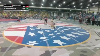 50 lbs Cons. Round 2 - Oliver Honabach, Miles City Wrestling Club vs Titus Elliott, Windy City Wrestlers